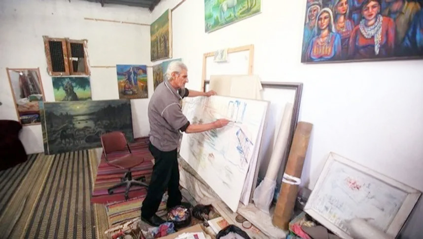 "فان جوخ غزة" يرحل متوسلاً أنفاسه الأخيرة